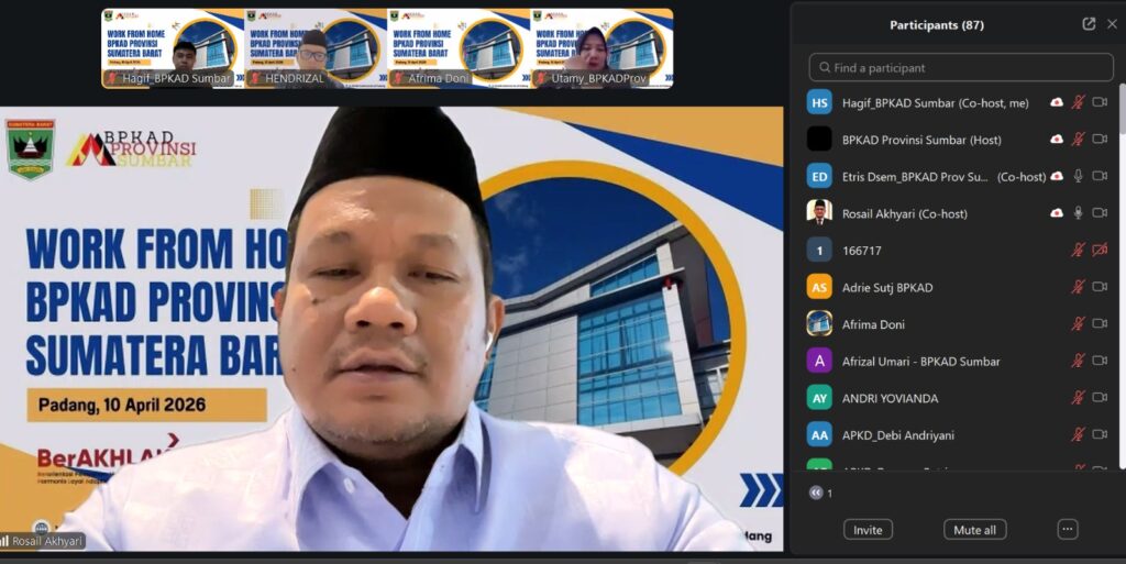 Pelaksanaan WFH pada BPKAD Prov. Sumatera Barat 1 WhatsApp Image 2026 04 10 at 08.00.11